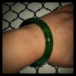 Jade bangle bracelet